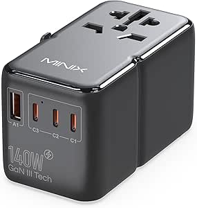 Mr. Jackson GlobeCharge 140W GaN utazóadapter