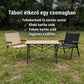 Túragear Tábori étkező csomag: asztal + 2 karfás szék - infografika