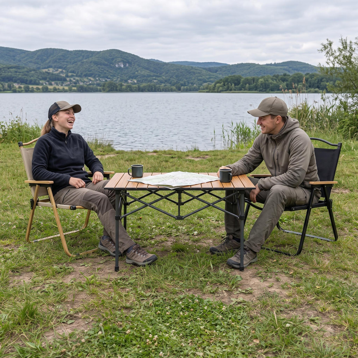 Túragear Tábori étkező csomag: asztal + 2 karfás szék - fiatal turazok