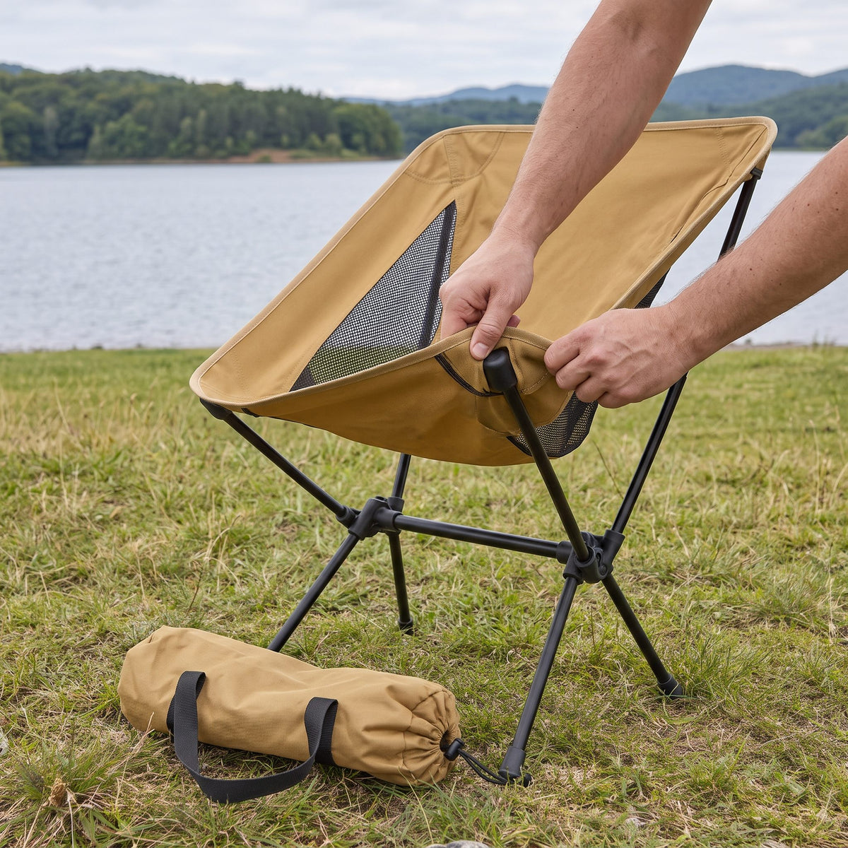 Túragear Moon Chair ultrakönnyű kempingszék - hasznalat